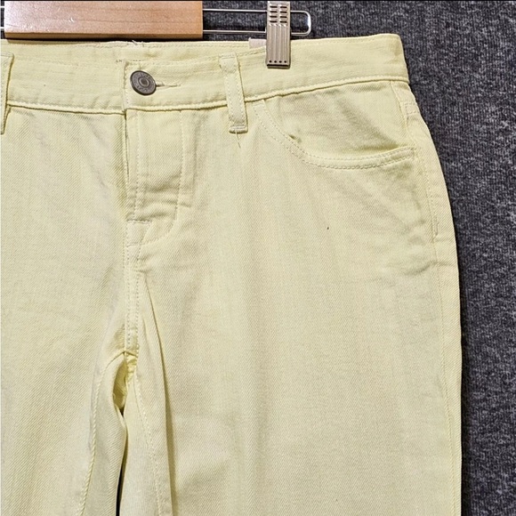 Ann Taylor LOFT Button Fly Yellow Jeans Sz 26/2 - Picture 7 of 9